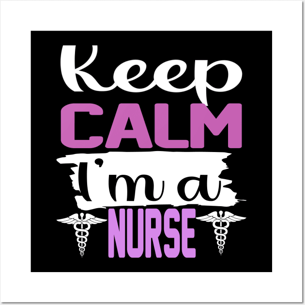 Nurse loving design Wall Art by Designdaily